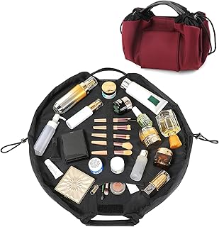 Vomgomfom Bolsa de maquillaje con cordón de 2...