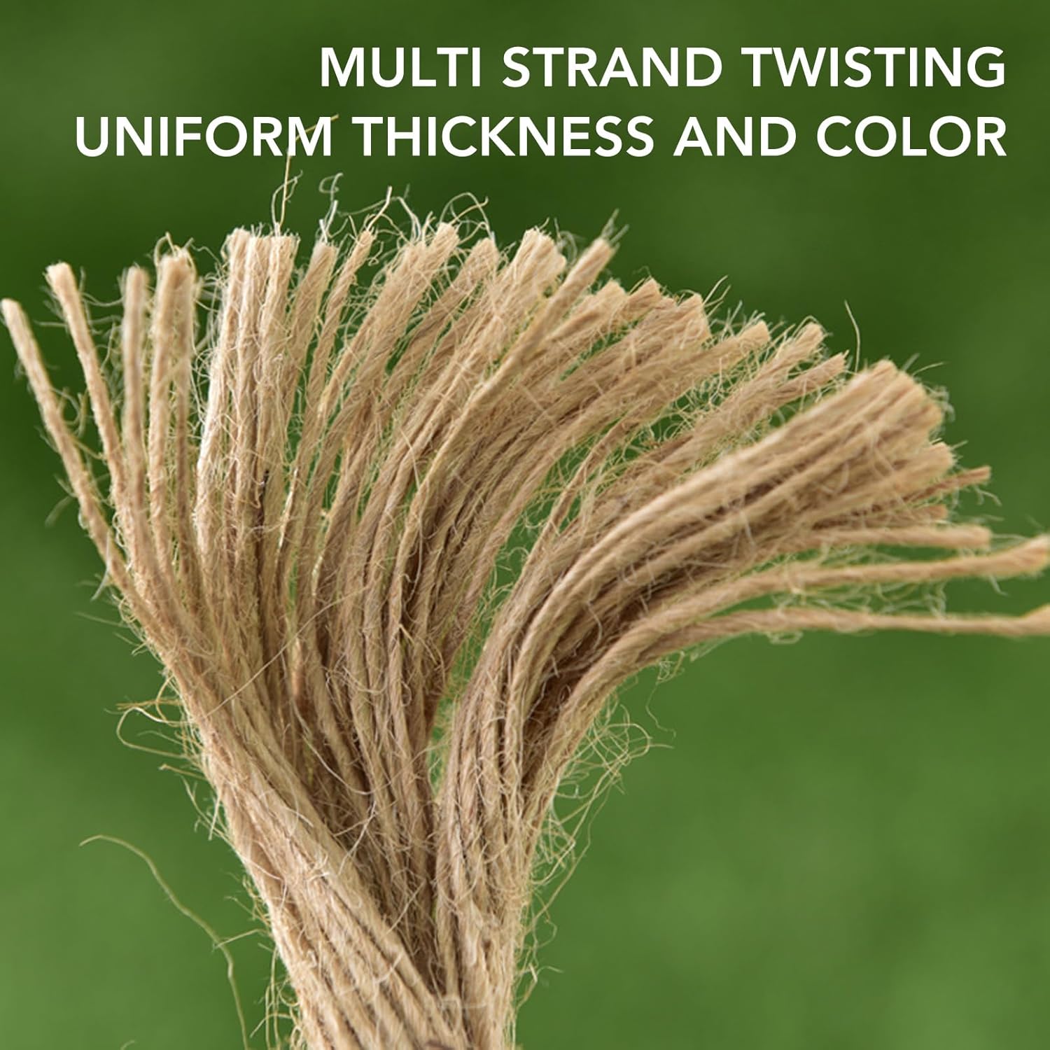 Twisted Yellow Hemp Rope Twisted Thick Jute Rope Hammock Swing Boat Railing (40mm)