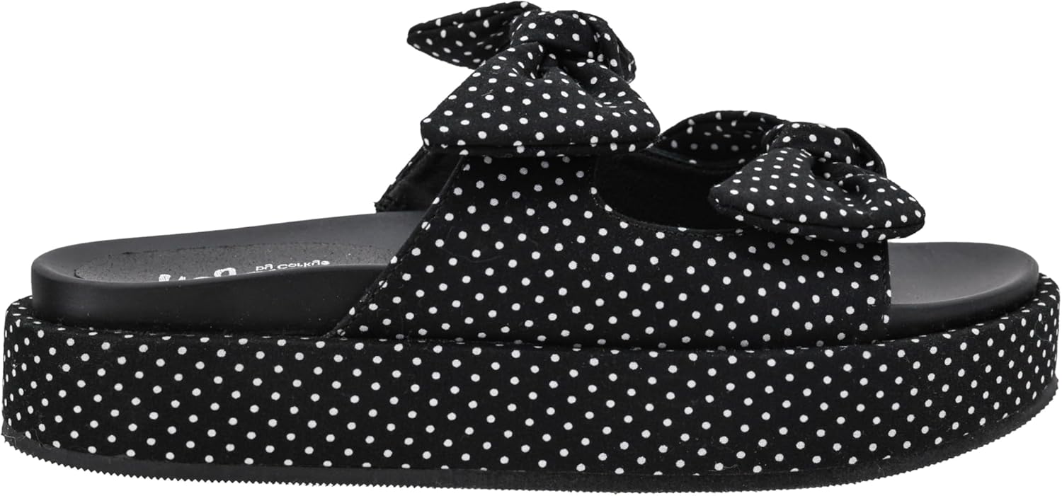 Corkys Footwear Women's Lil Bit Knotty 1.5-Inch Platform Sandal - Featuring Two Straps Adorned With Bows And A Lightly Cushioned Insole For All Day Wear