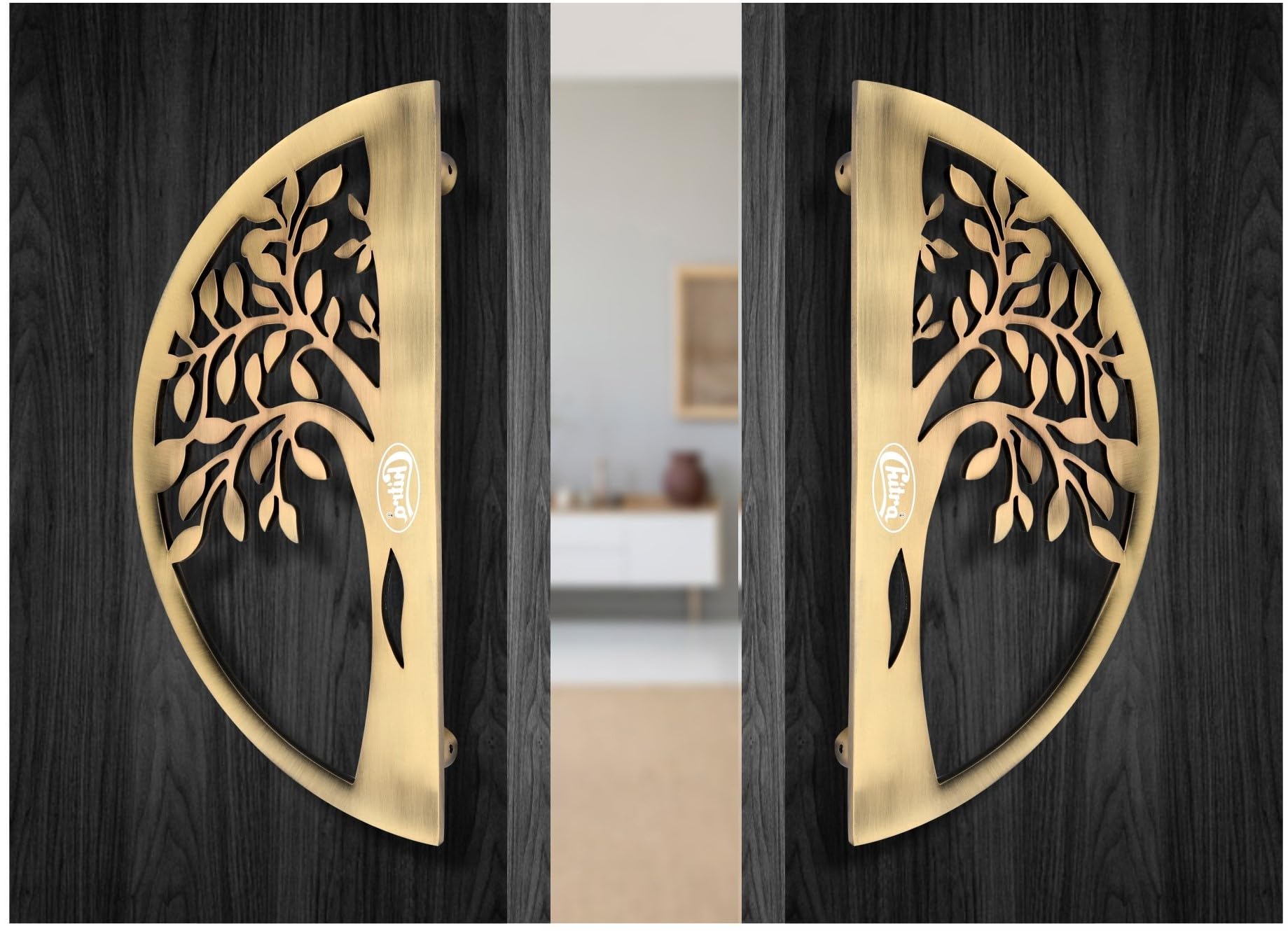 Chitra Stainless Steel 304 Nature Pull Handle Pack of 2 (12 Inch, Antique Brass Matt) (B0CW1LHTPJ) Amazon Price History, Amazon Price Tracker