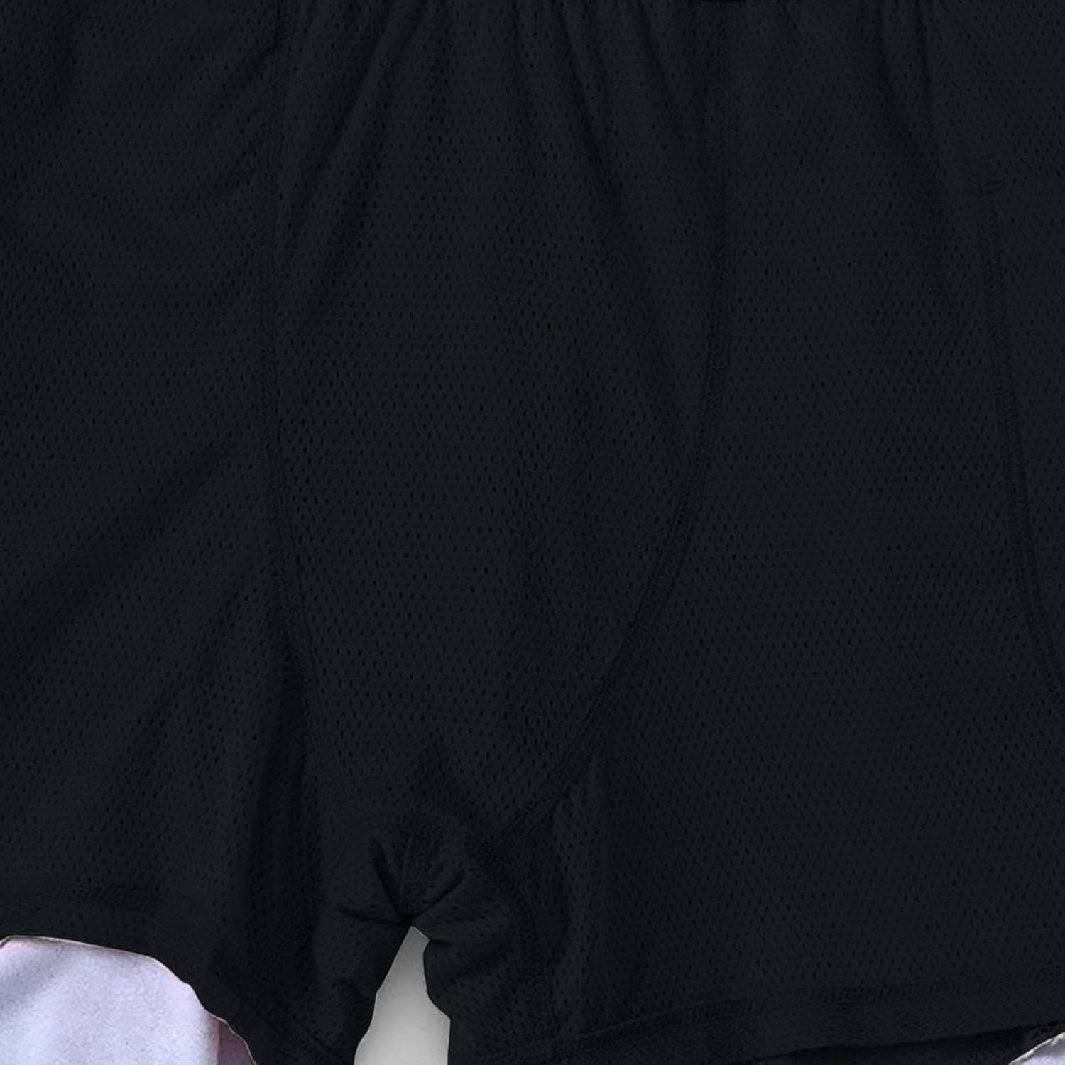 2 in 1 Shorts Men Workout Shorts Drawstring Waist Beach Casual Crop Sweatpant Quick-Dry Breathable Loose Comfy