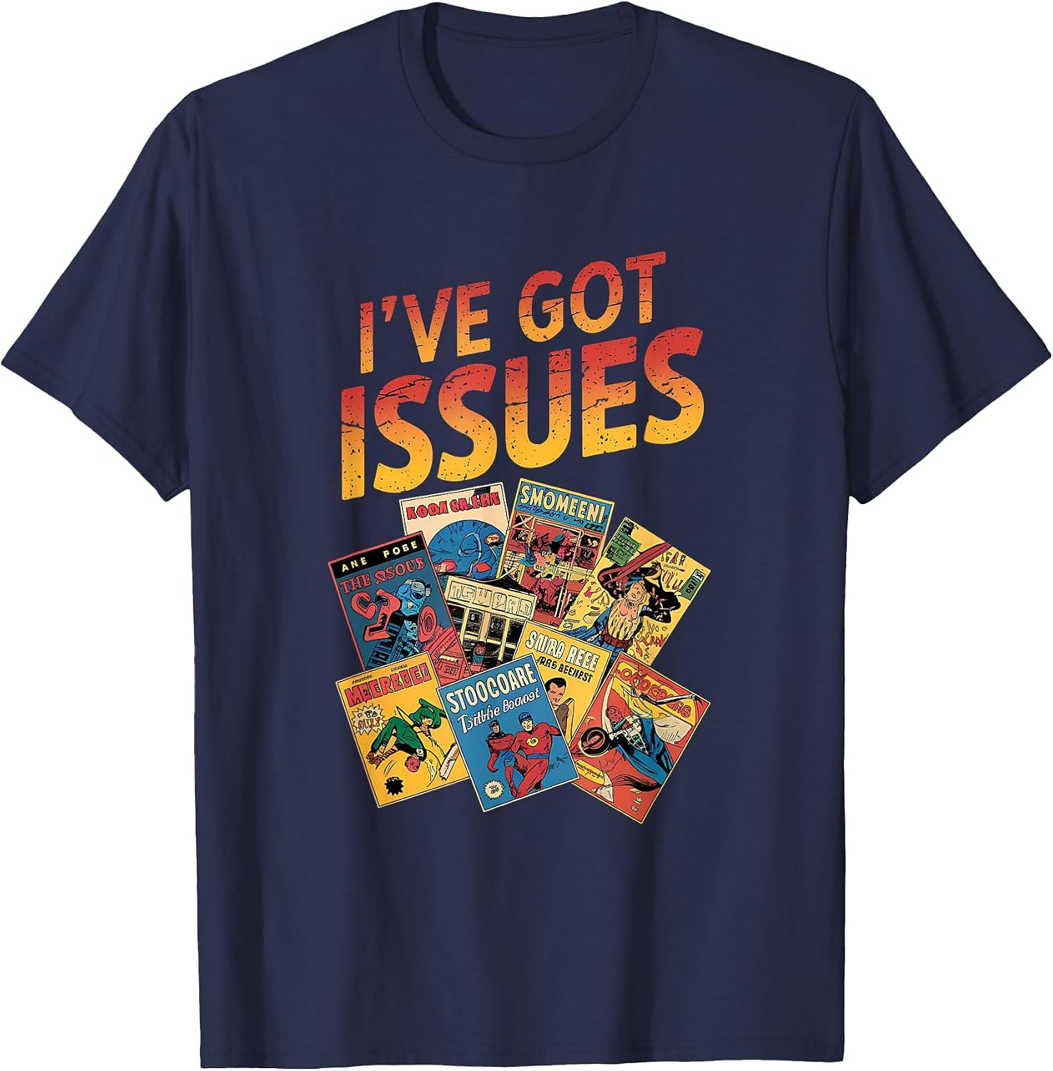 I've Got Issues Funny Comic Book Collecting T-Shirt image 4