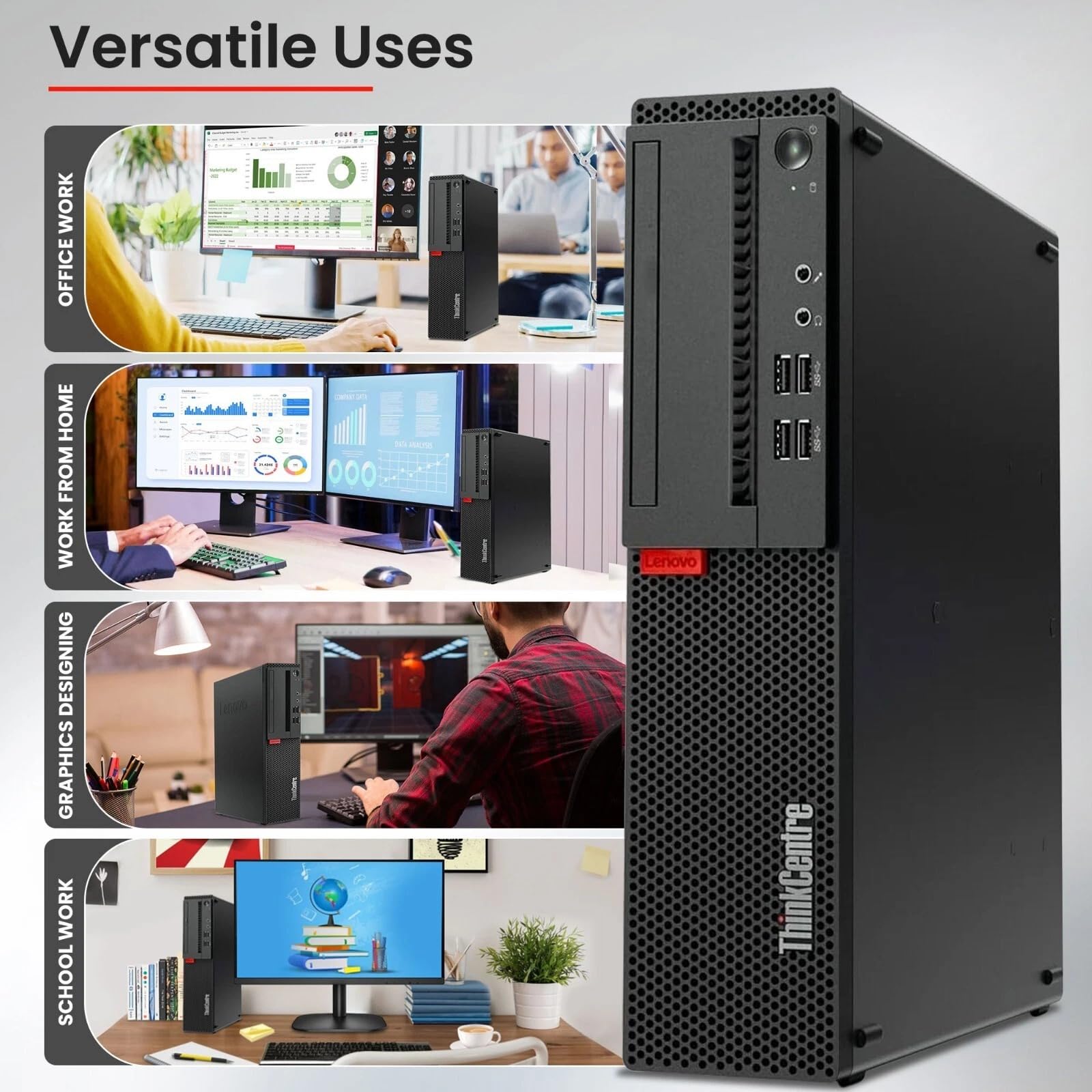 Amazon.com: Lenovo ThinkCentre M910S Desktop Computer PC - Intel