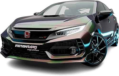 Avery Dennison SW900 - Película de vinilo para coche, color gris prismático metálico brillante, 879-M (muestra de 3 x 5 pulgadas)