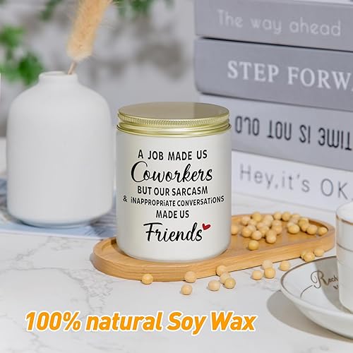 Miniatura 5 de Jonico Regalo de jubilación para mujer y hombre, compañero de trabajo, despedida de despedida, regalo de despedida, vela de lavanda