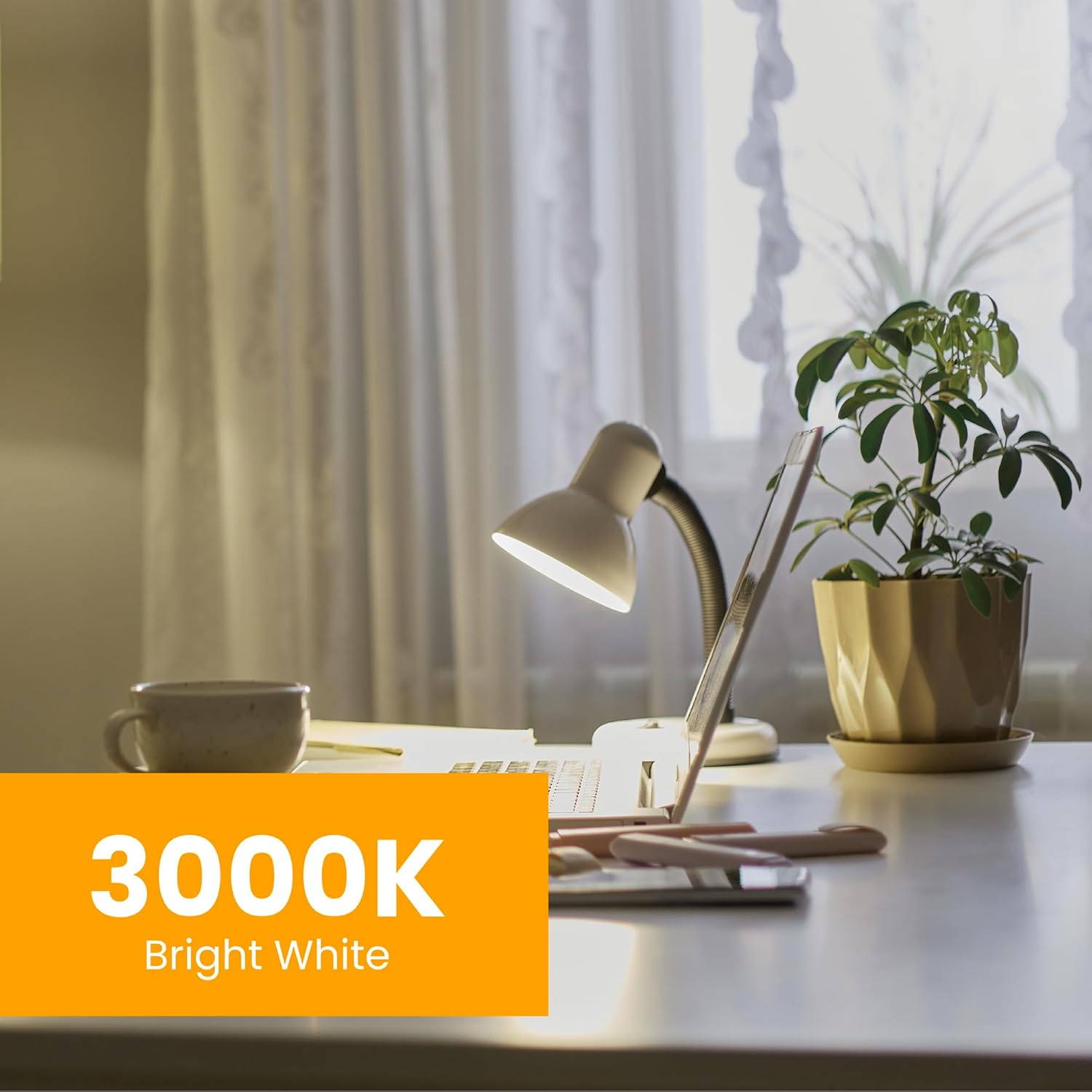 Feit Electric T4 LED Bulb, BA15D Base, 35W Equivalent, Non Dimmable, 3000K Warm White, 350 Lumens, 120V, 10,000 Hour Lifetime, Bayonet Base, BP35DC/830/LED/6, 6 Pack