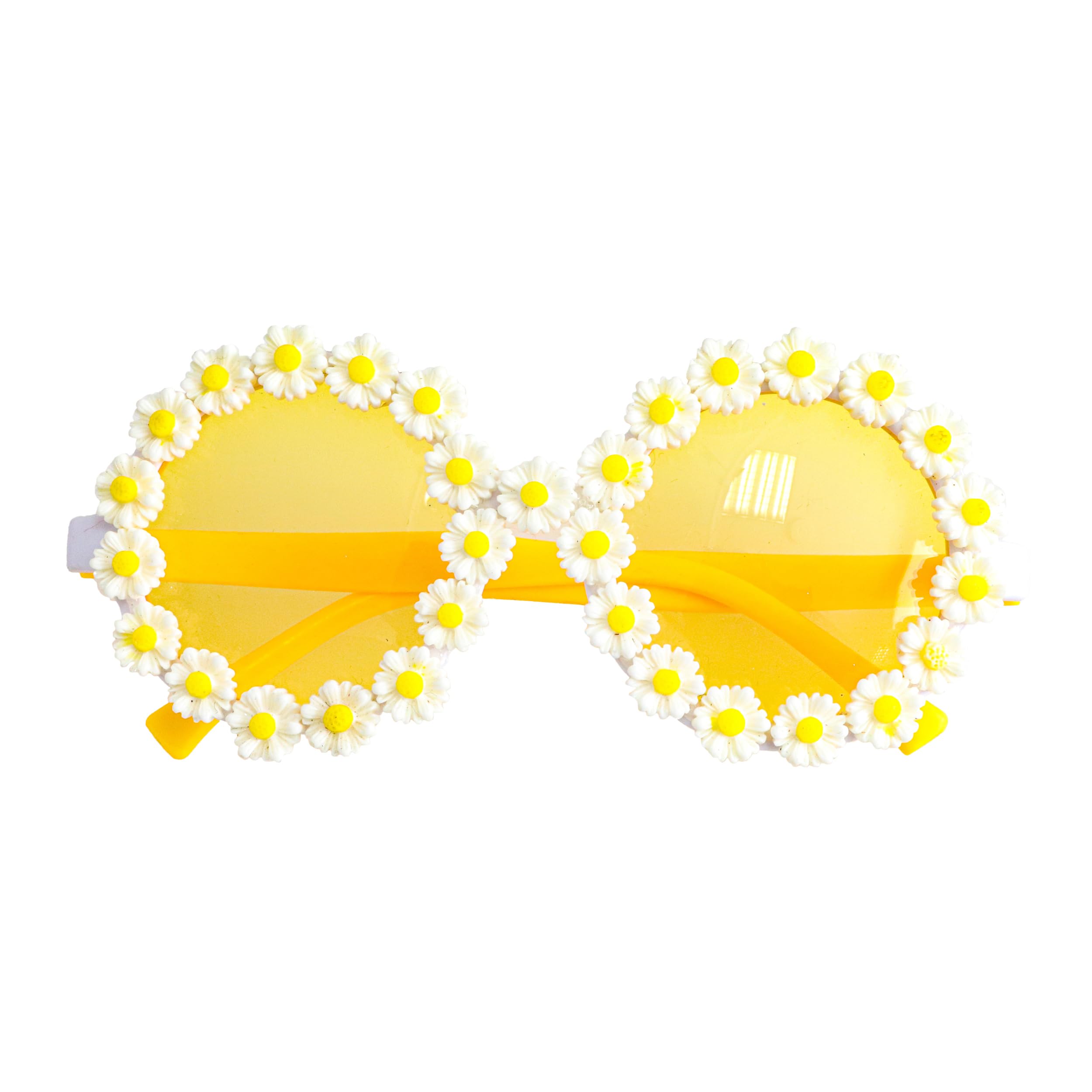 Chaks - Daisy flower glasses, hippie glasses, 70s accessories, glasses with flowers, festival, carnival
