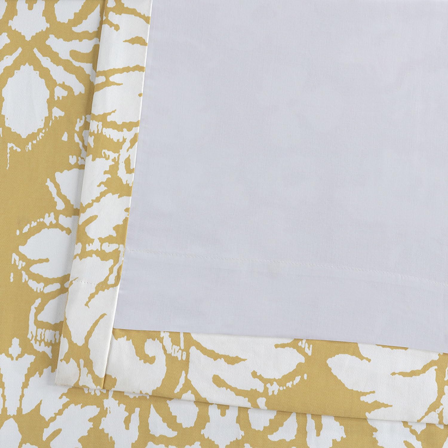 Lacuna Sun Yellow Cotton Room Darkening Curtain Panel