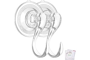 VIS'V Suction Cup Hooks 2 Pcs for Wreath on Glass