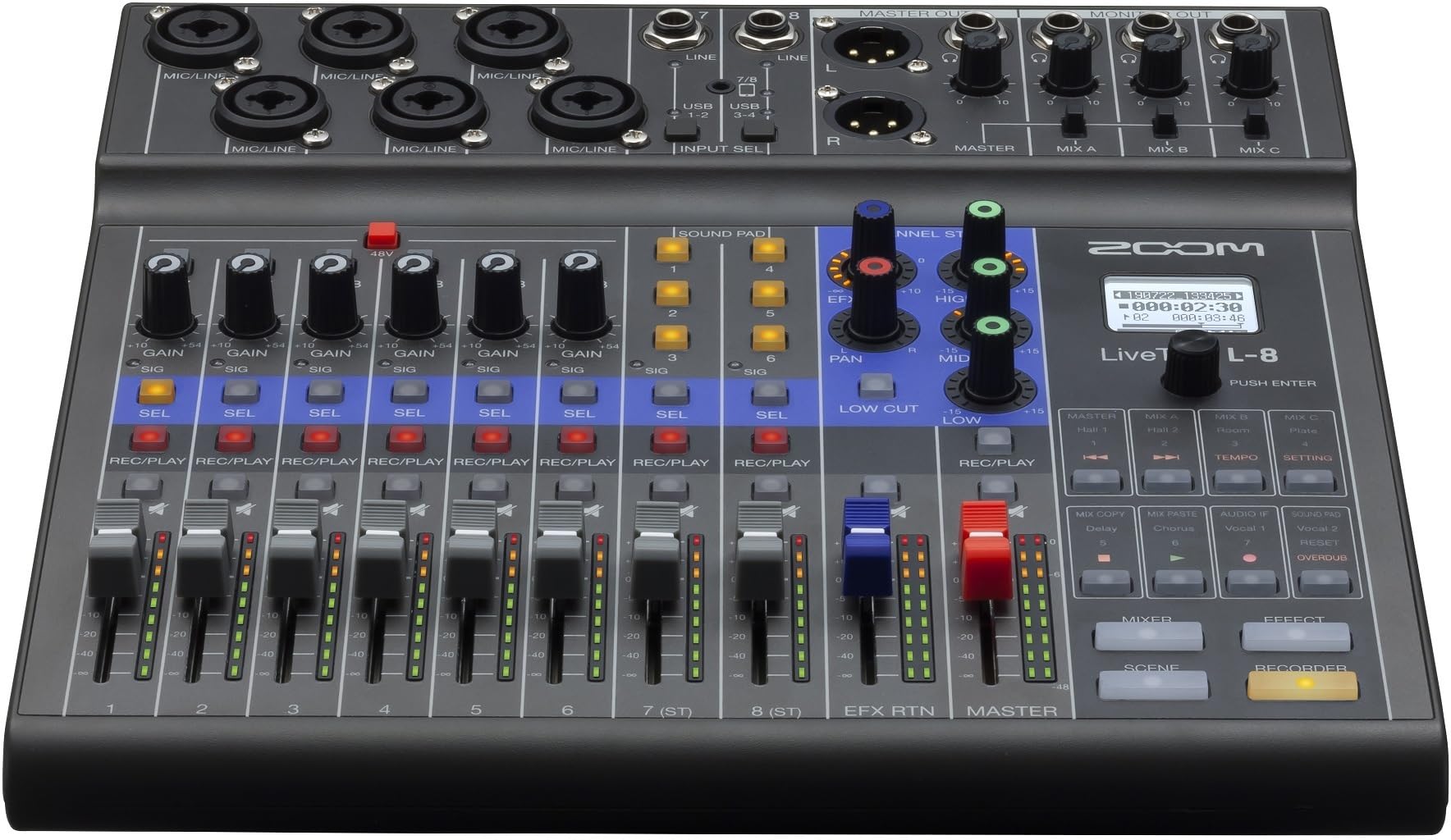 Zoom L8 LIVETRAK : Amazon.com.br: Instrumentos Musicais