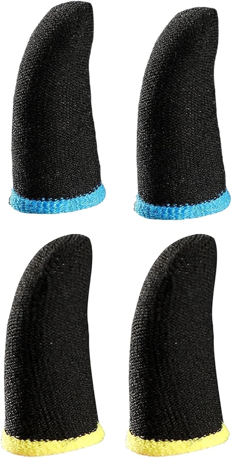 TEAKEA Finger Cots 2 Pack Carbon Fiber Finger Cover for Mobile Gaming