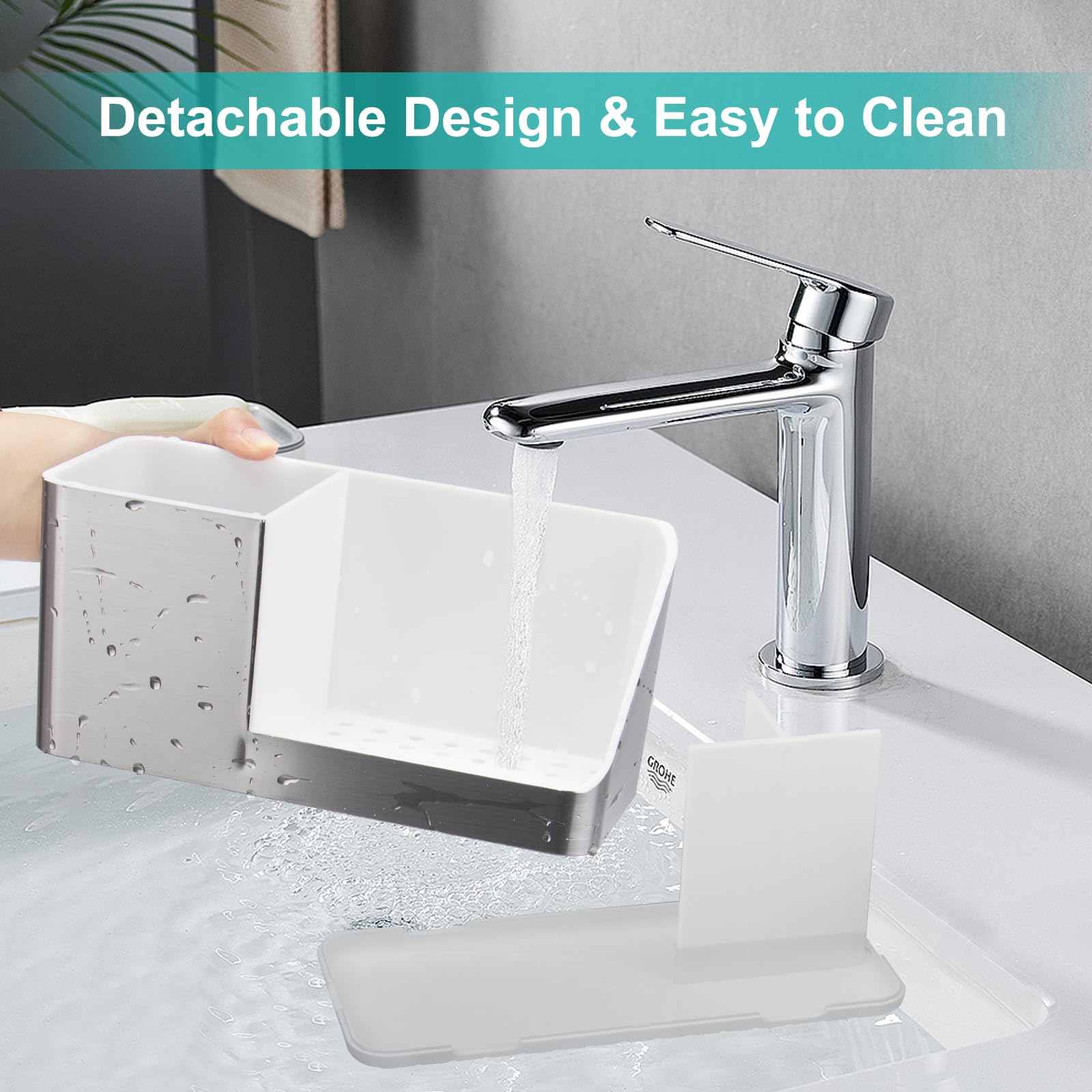 PARKMANI Toothbrush Holders for Bathroom Countertop Kids Electric Toothbrush and Toothpaste Holder - Image 4
