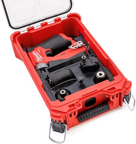 Milwaukee Packout - Organizador de taladro para taladro combinado M12 y accesorios