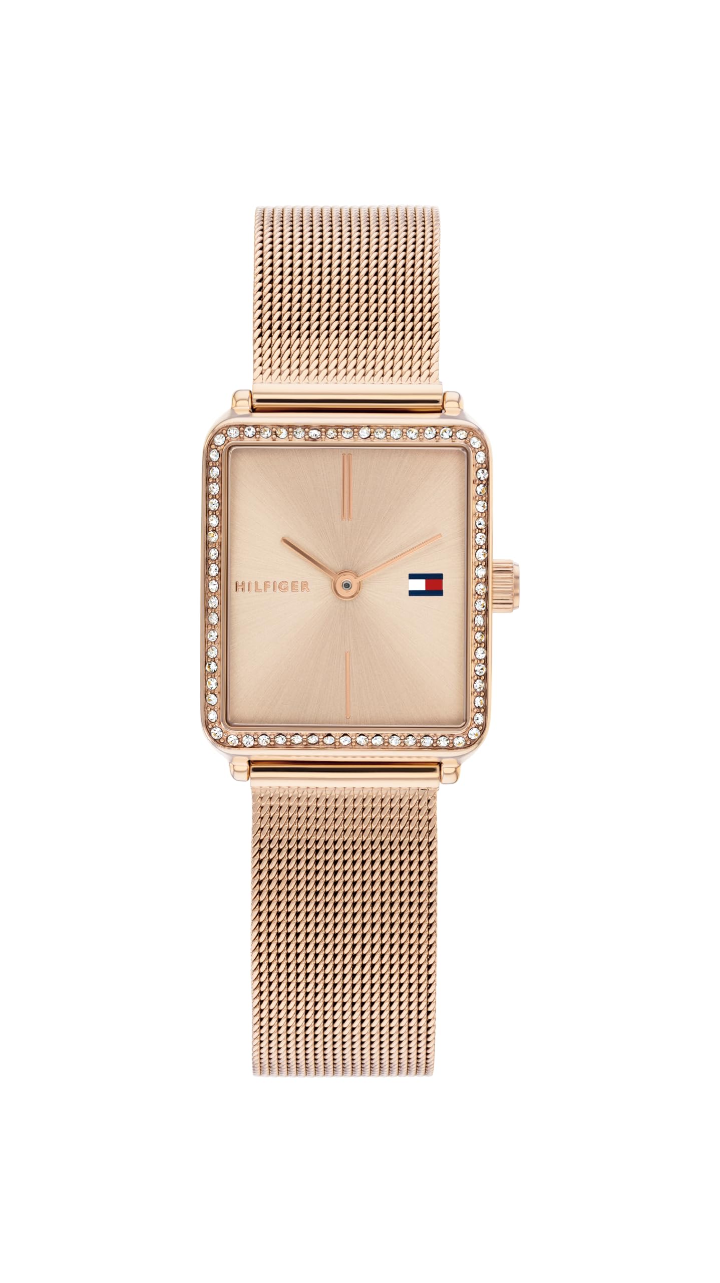 Tommy Hilfiger Women's Stainless Steel 30M Rose Tone Mesh Bracelet Watch - W95376 1782792