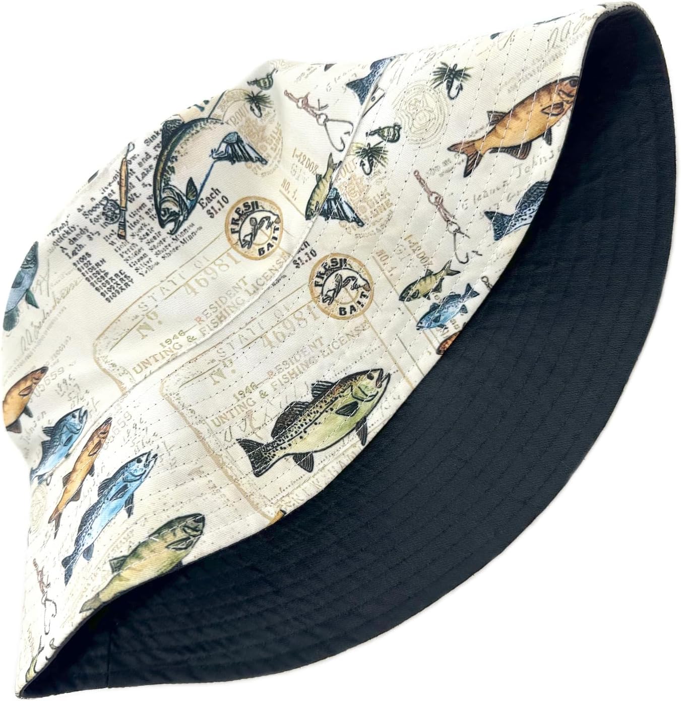 Fishing Bucket Hats Reversible Funny Fishing Hats for Men Embroidery Fisherman Hat Beach Sun Hat Summer Outdoor Unisex - Image 5