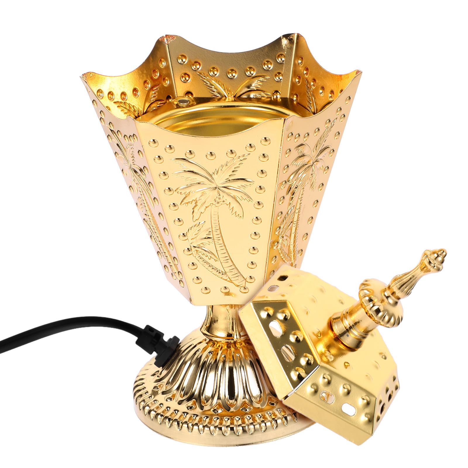 Brûleur de parfum aromatique en métal idée cadeau déco rétro unique