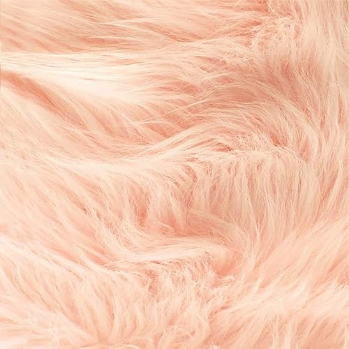 Pelo sintético de pelo largo de lujo para manualidades, costura, cosplay, disfraz, decoraciones60 pulgadas de anchovendido por The Yard (caramelo,