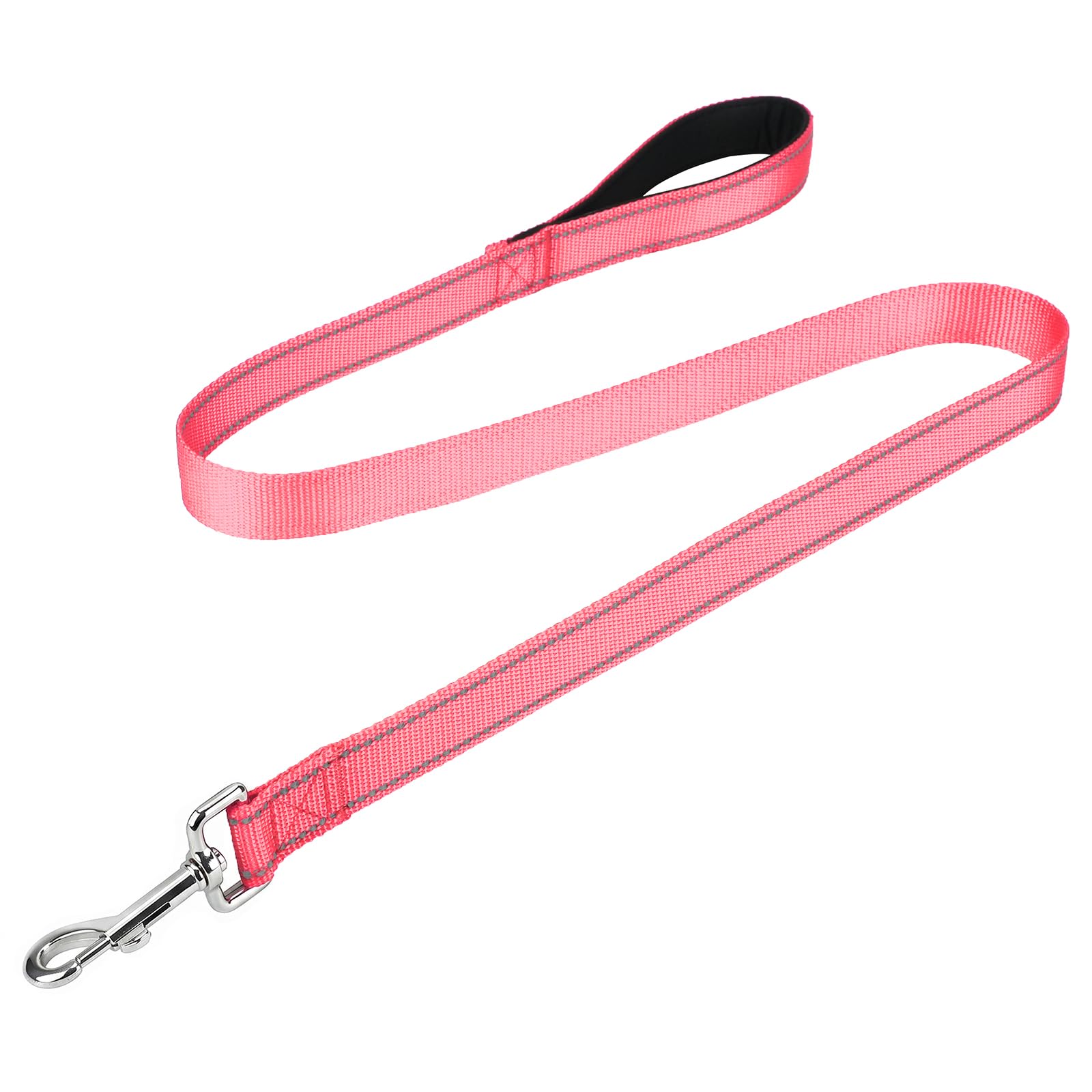 FunTags Reflective Nylon Dog Leash for Medium & Large Dogs, 4FT Training — image 1