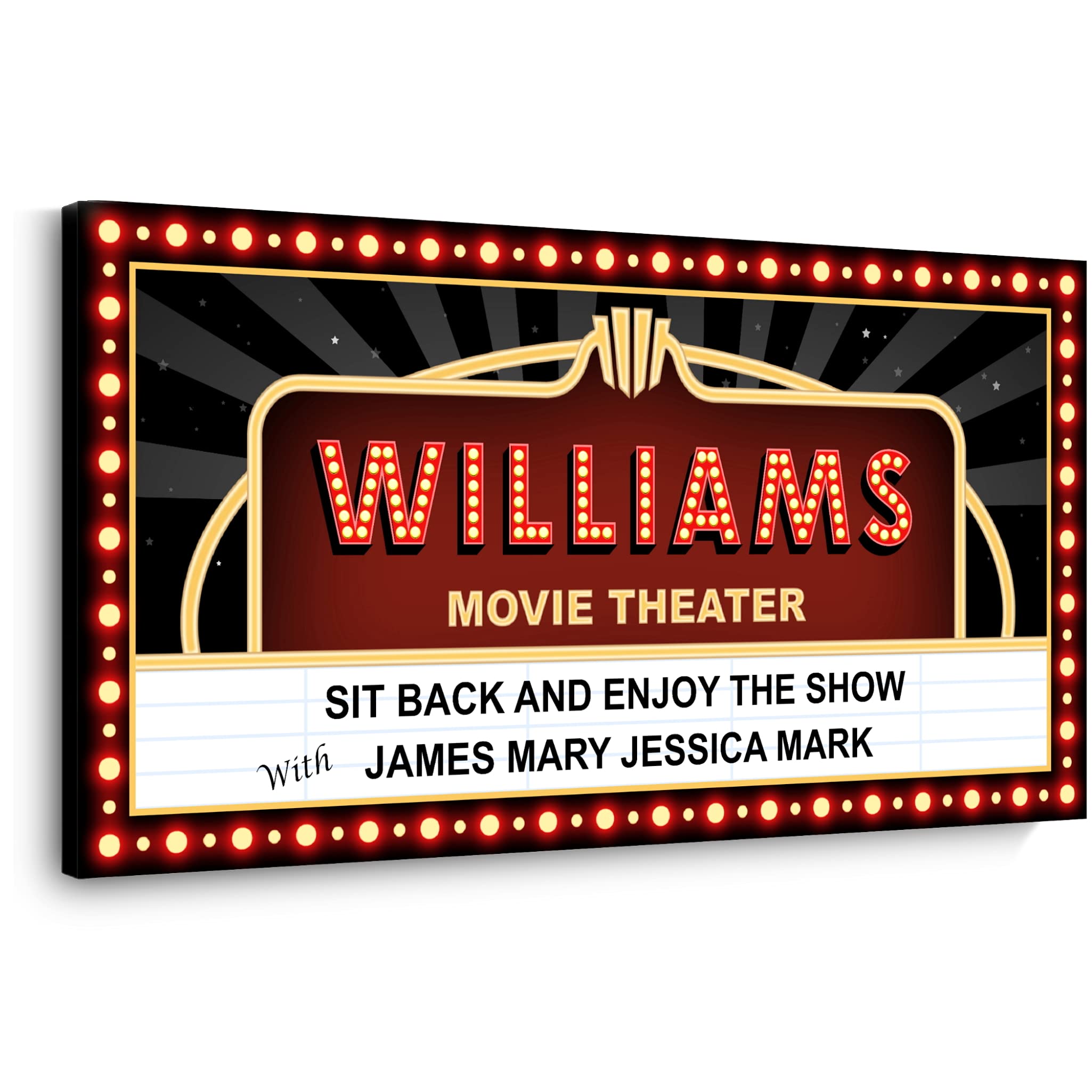 Buy Marquee Movie Theater Decor Neon Sign Custom Private Movie