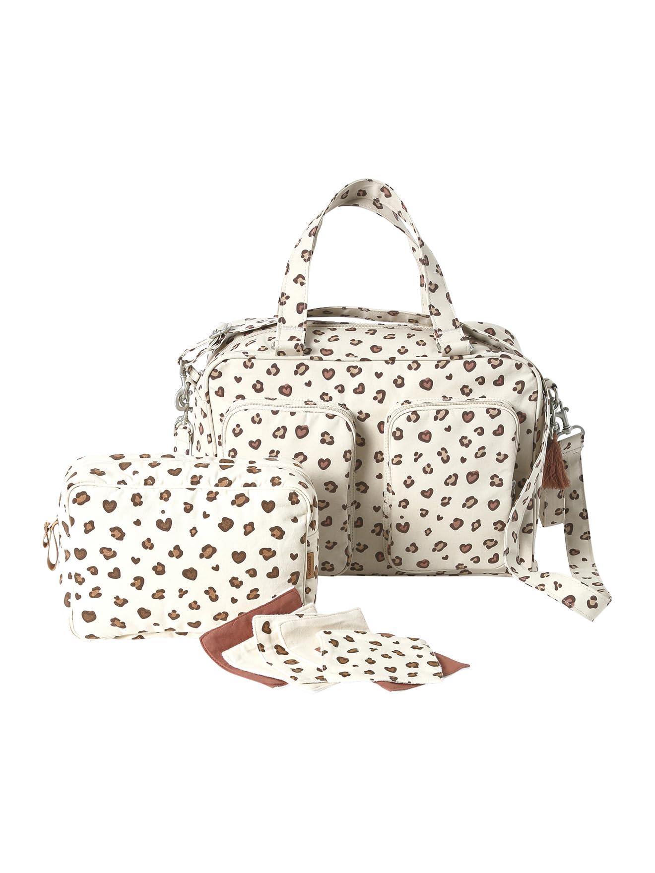 VERTBAUDET Sac à langer multipoches Family sable