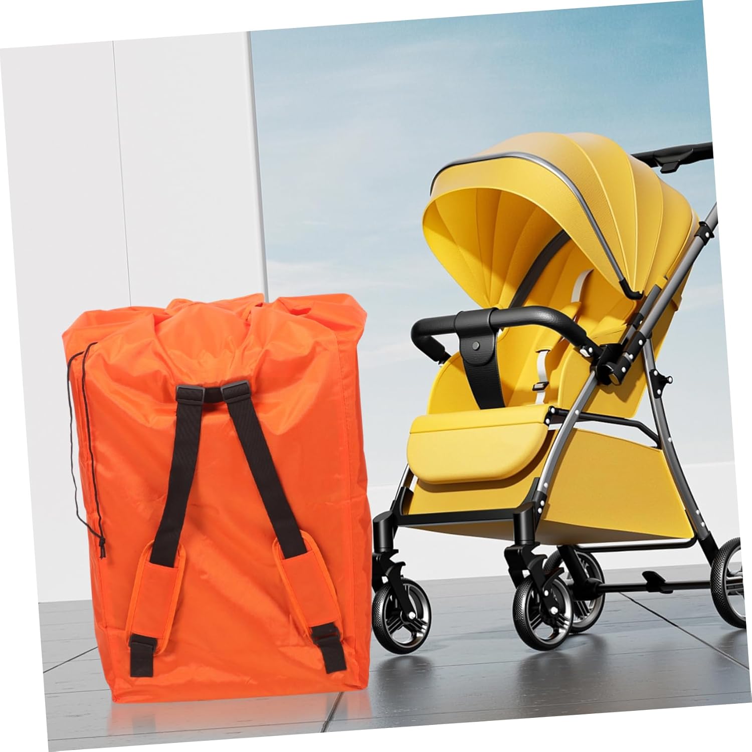 Stroller Cover for Airplane Stroller Carrier Multi-functional Seat Bag for Car Seat Splashproof Design