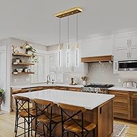 Vista 113 de Kitchen Island Lighting Modern Light Fixture Kitchen Island Pendant Light Dimmable LED Chrome Mini Pendant Lighting Dinning Room Living Room Chrome