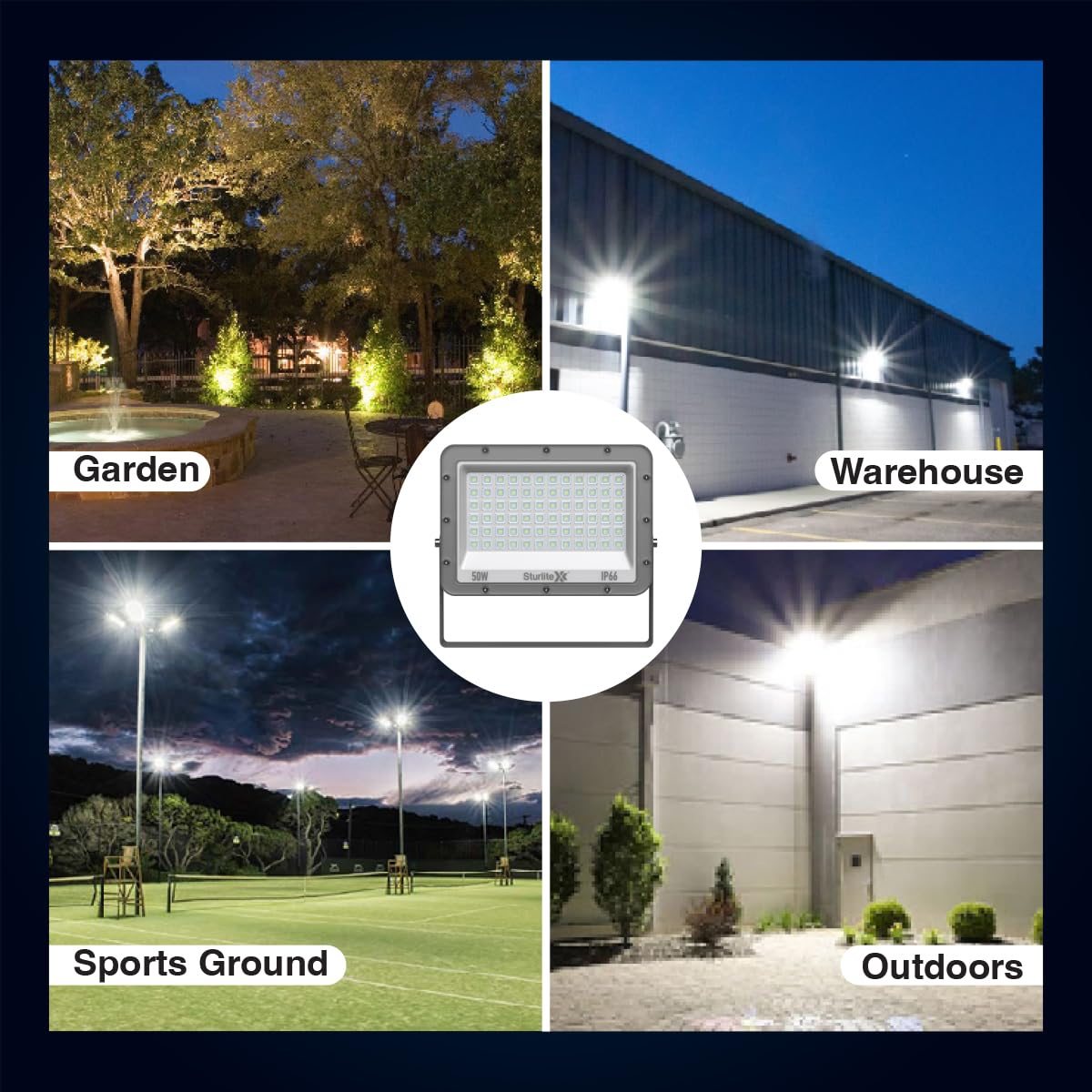 Sturlite Xpro Flood Light - Powerful LED Outdoor Light -8
