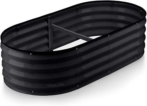 Camas de jardín elevadas galvanizadas al aire libre 4 x 2 × 1 pie plantador elevado camas elevadas para jardinería, verduras, flores Caja de