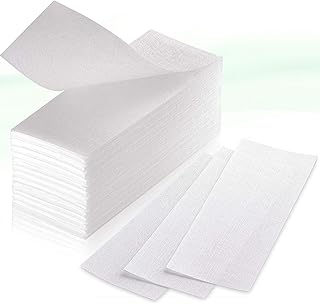 150 Wax Strips - Non Woven Fleece Stripes For Warm Wax And Sugar Paste - Skin-friendly And Tear-resistant Hair Removal For...