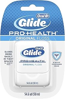 Oral-B Glide Healthy gums, unflavored floss 50M (Pack of 6)