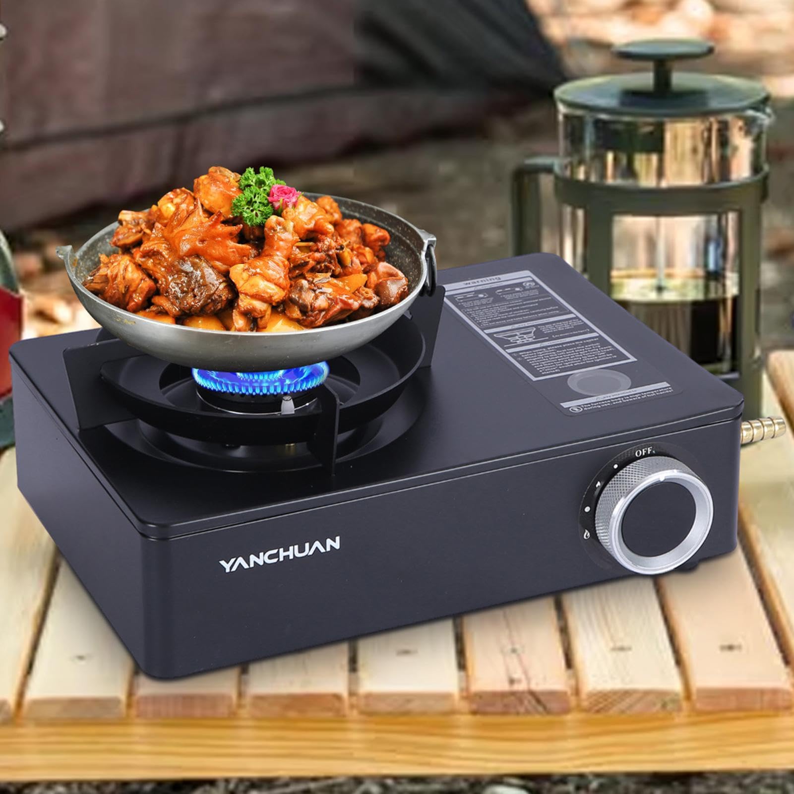 Fornello Portatile Fornello Da Esterno E Attrezzatura Per Campeggio | Contenitore Picnic, Feste, Viaggio, Pesca, Escursionismo, Emergenze, Casa, Famiglia, , Cibo, Bevande