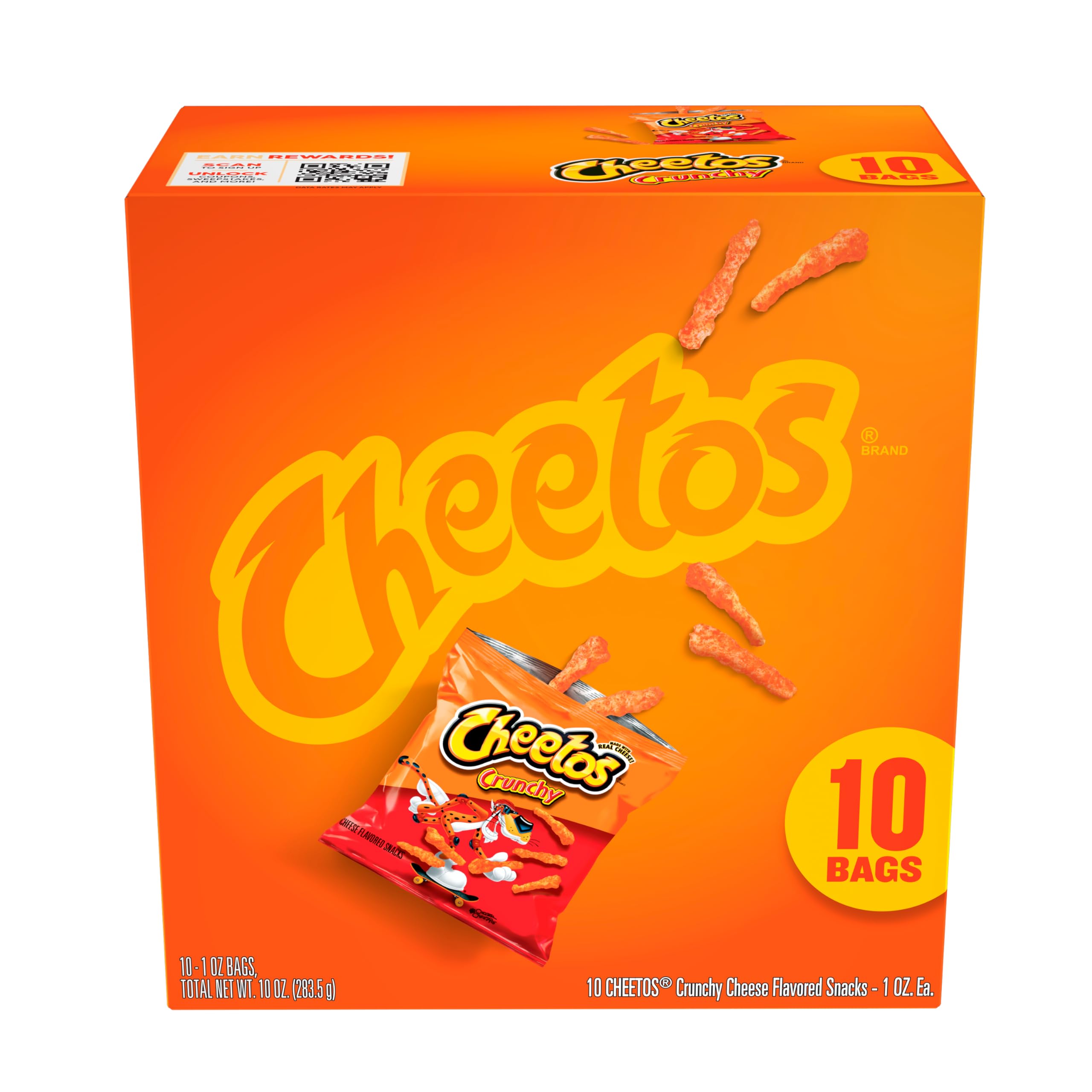 Frito-Lay Cheetos Crunchy, 1 Oz, 10 Ct