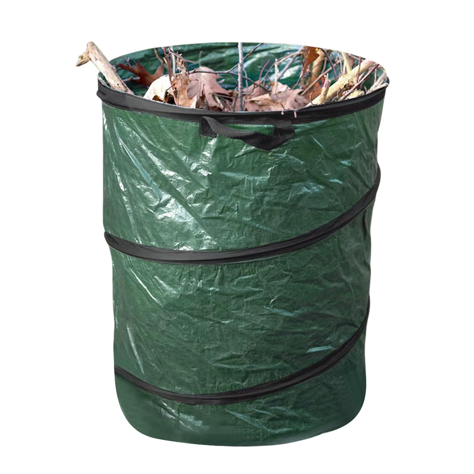Pattumiera da campeggio per esterni, elegante contenitore da giardino di grande capacità, ad alte prestazioni, riciclaggio multifunzionale, rifiuti da cortile o lavanderia, moderno e leggero