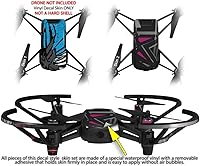 Vista 2 de Skin Wrap 2 Pack para DJI Ryze Tello Drone baja 0040 azul medio Drone No Incluidas
