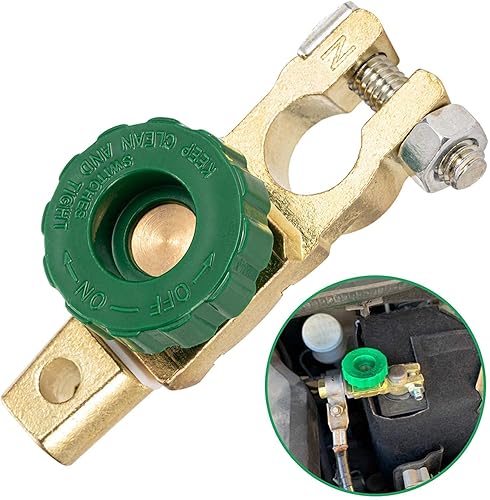 Interruptor de batería marina de corteapagado, interruptor rápido de enlace de terminal de batería de poste superior, interruptor de corte de