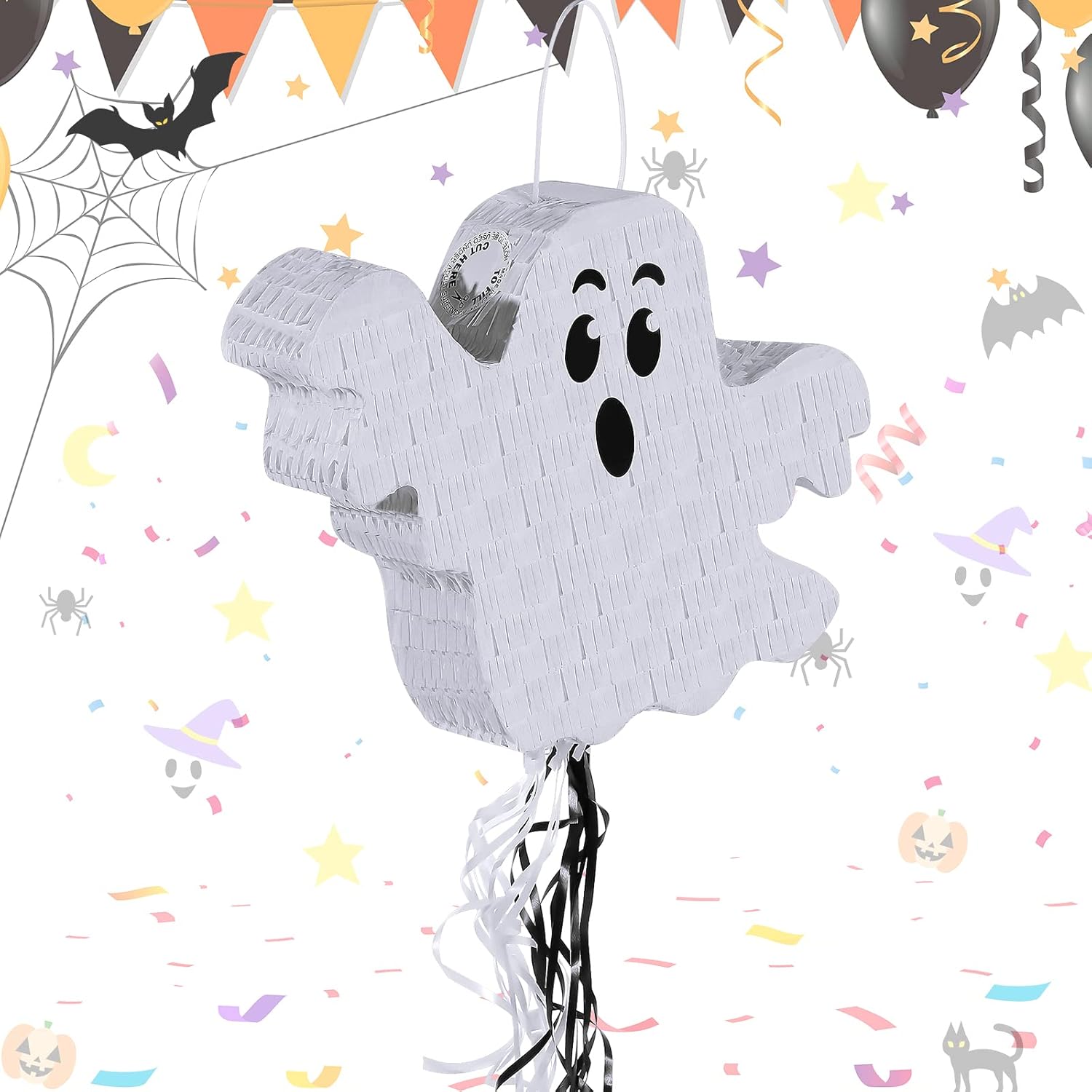 Halloween Pinatas Spooky Ghost Pinata Halloween Mexican