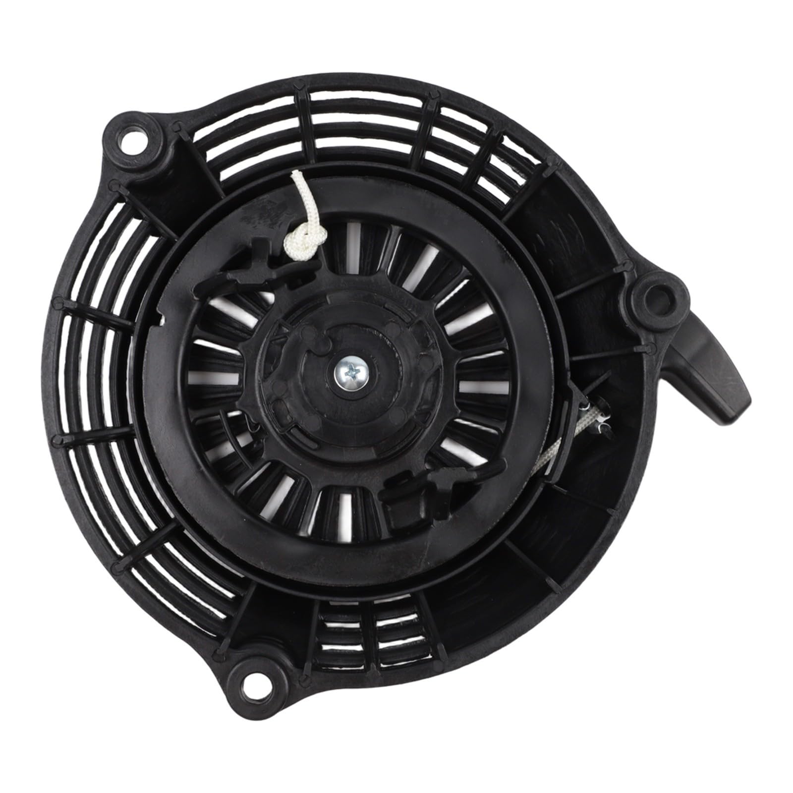 Avviamento a corda nera per tosaerba per honda per gcv160 GCV190 GSV190, pezzo di ricambio, alloggiamento robusto, facile da montare, con corda di trazione e viti, set di riparazione