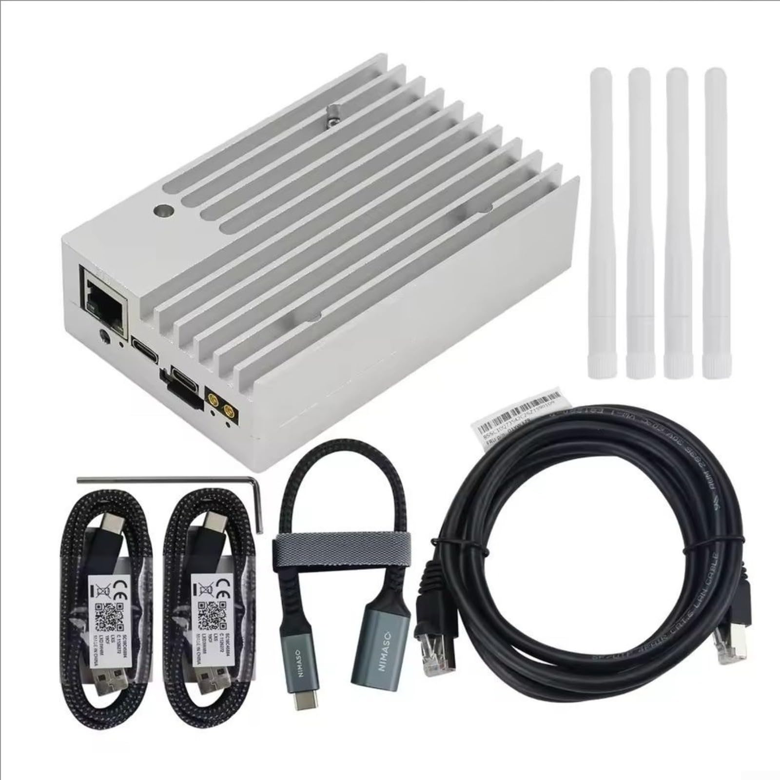 Software Defined Radio AD9363 Scheda di sviluppo per ZYNQ7020, 70MHz-6GHz, 61.44 MSPS, con chip XC7Z020, 1GB DDR3, Gigabit Ethernet, USB-C, CNC Case per progetti Openwifi e Zynqsdr