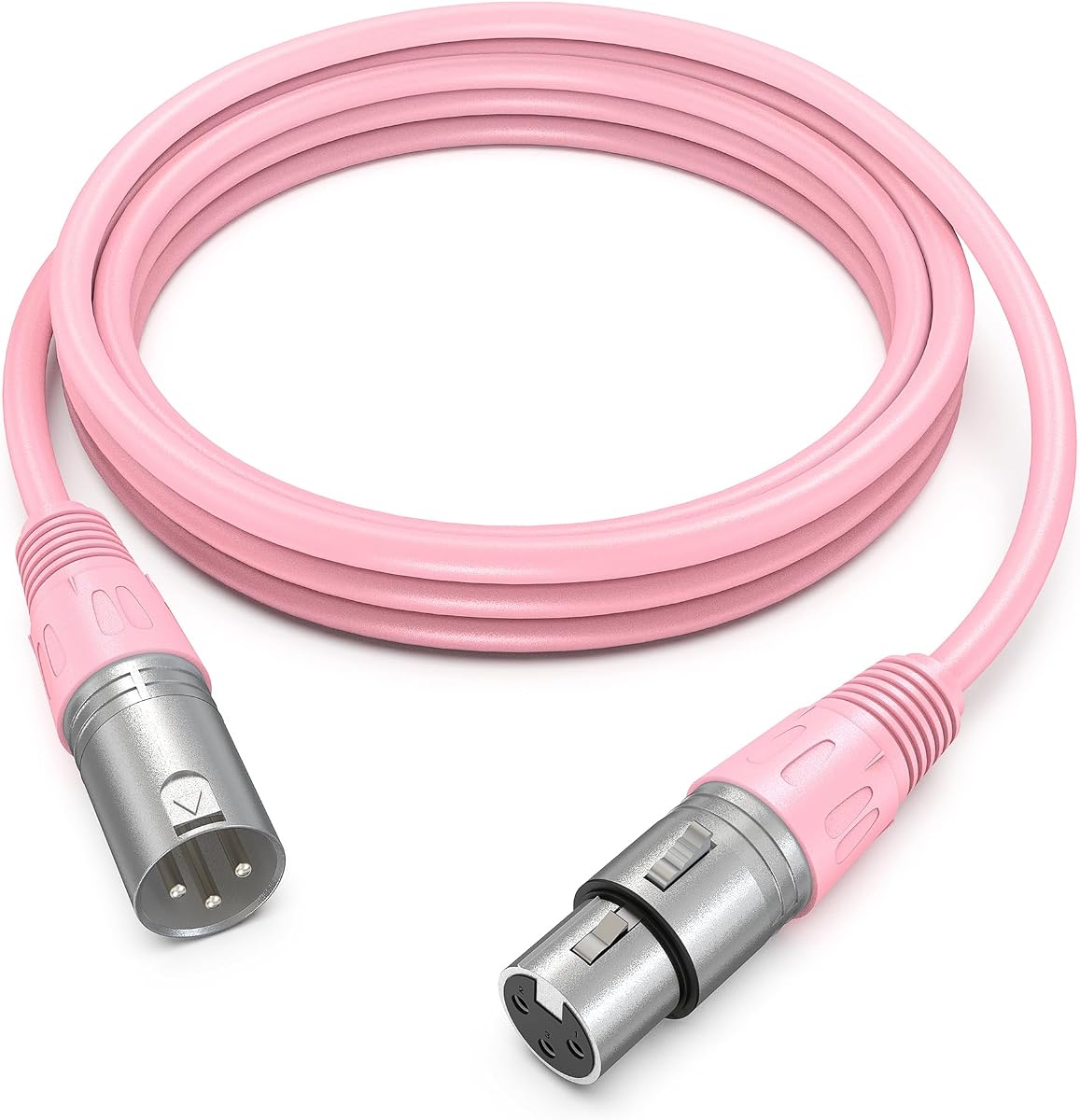 FIFINE L9CP Male to Female XLR Microphone Cable for Recording Podcast | 5.9ft Short XLR Audio Cord, for Mixer Microphone Podcast, Compatible with AM8 K688
