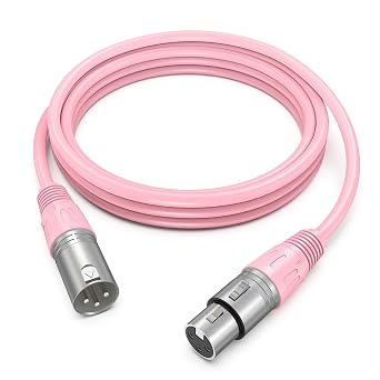 FIFINE XLR Microphone Cable, Male to Female 5.9ft Short XLR Microphone Cord for Studio Recording, Compatible with AM8P,K688P for Podcast Streaming-L9CP
