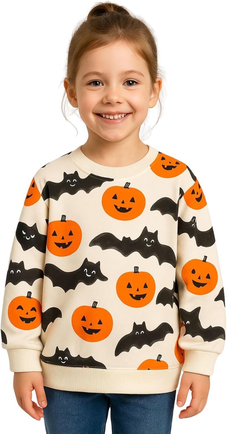 HILEELANG Toddler Boy Sweatshirts Crewneck Long Sleeve Pullover Cotton Graphic Christmas Clothing - Image 2