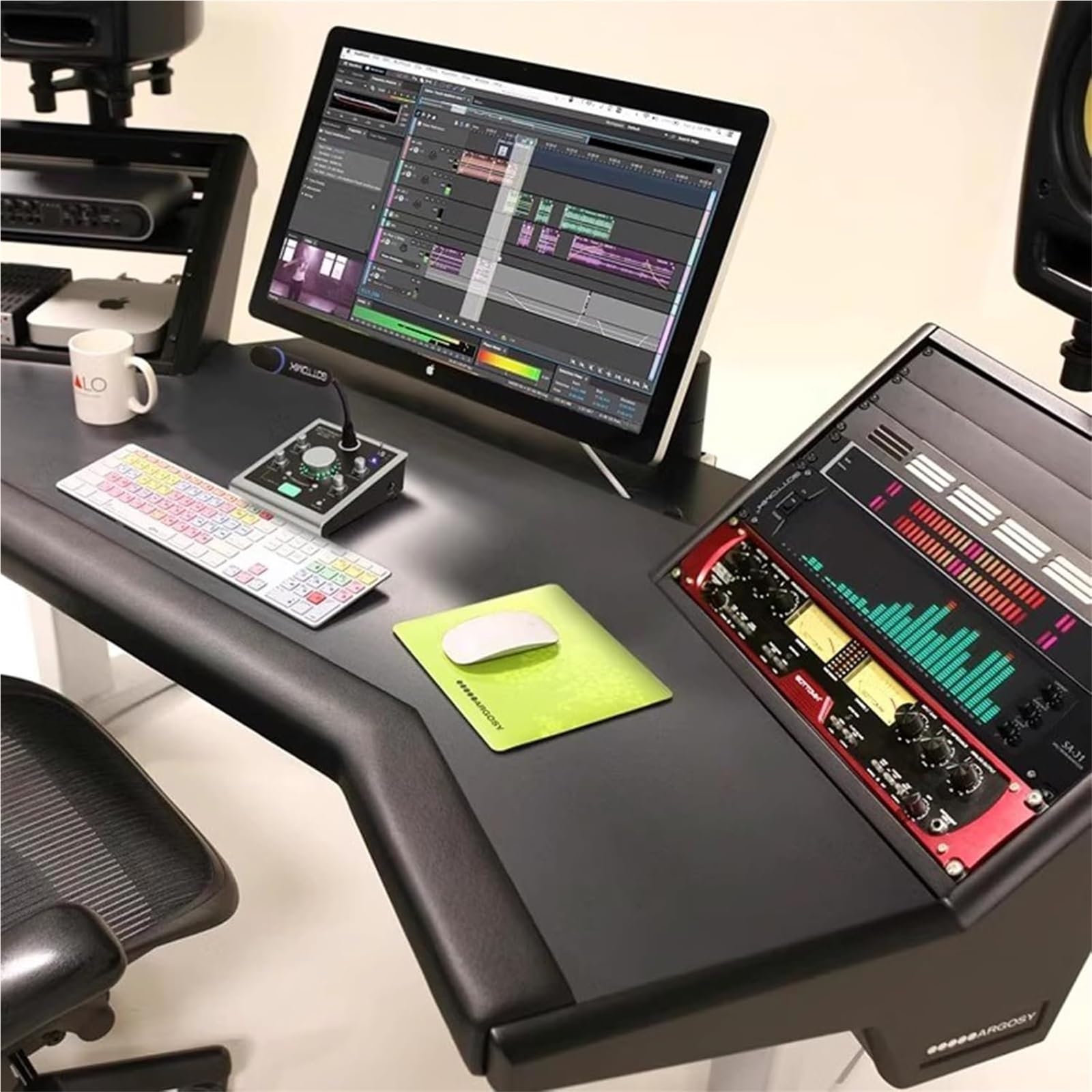 Indicatore musicale a LED, analizzatore audio VU Meter Display con 8 modalità e 5 impostazioni di luminosità regolabili, per studio e uso domestico
