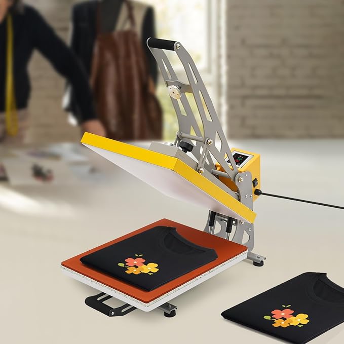 Termofijadora Pazcii 1800W, Prensa de Calor Semiautomática con Pantalla LCD miniatura 4