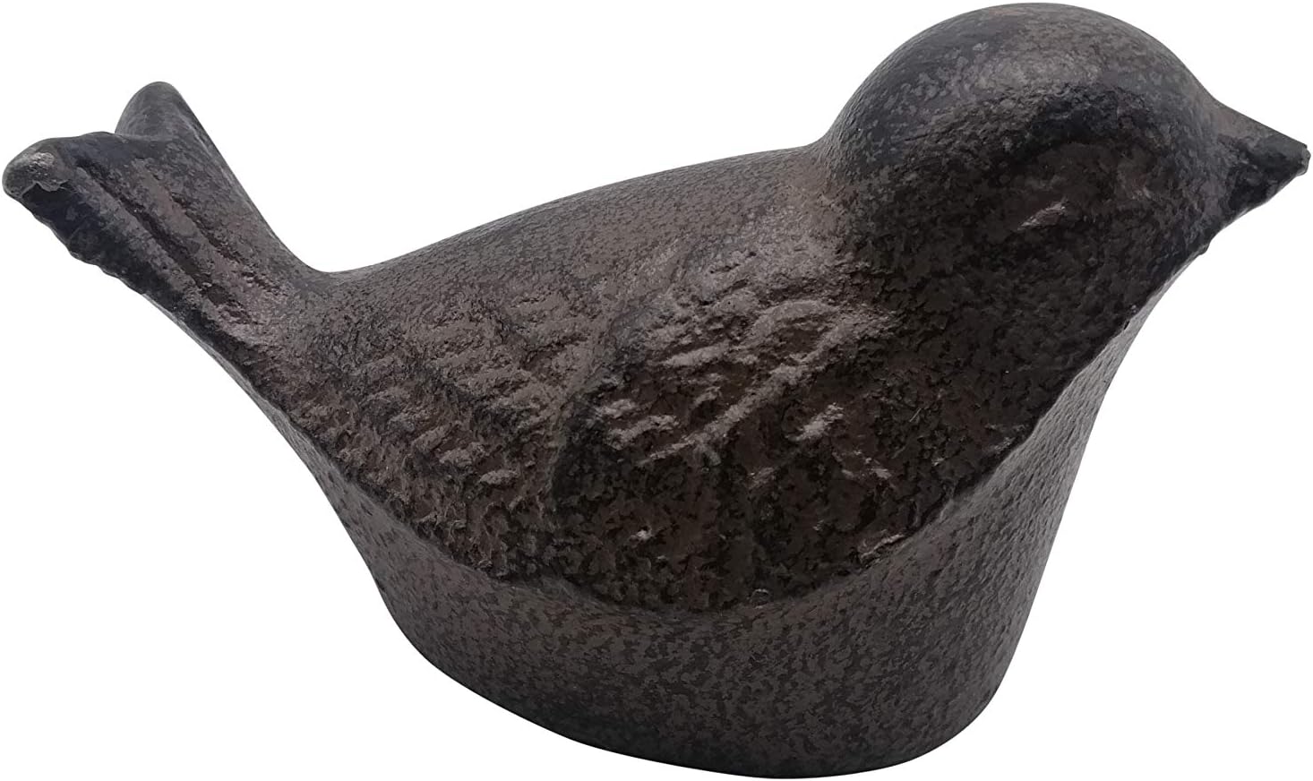 Comfy Hour 3.5" Heavy Duty Cast Iron Bird Figurine, Decorative Vintage Brown Sparrow Statue for Farmhouse Home Decor, Shelf, Mantel & Tiered Tray, Bird Lovers Gift, 1 pc - Image 2