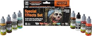 Vallejo Special Effects Paint Set, White, 0.5 Fl Oz (Pack of 8)