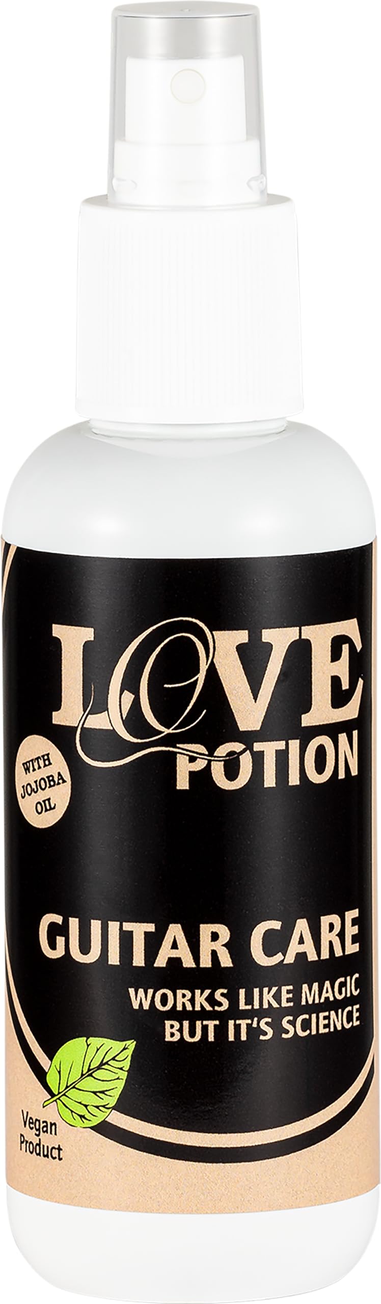 Ortega Guitars Love Potion Guitar - Vegan care spray for string instruments - With jojoba oil - 150 ml (OLP-GTR)