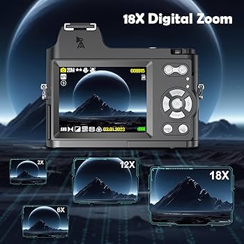 デジタルカメラ 4K デジカメ ほぼ新品 a5197 Amazon.co.jp: デジカメ4K44MP小型デジタルカメラポケットカメラ