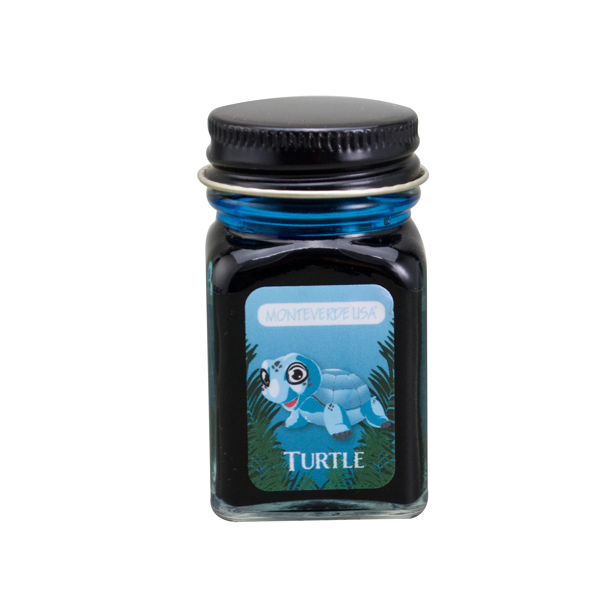 Monteverde Jungle Fountain Pen Ink, 30ml, Turtle (Turquoise)
