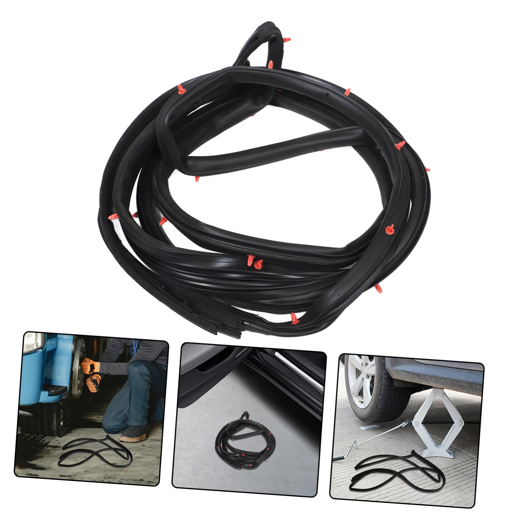 Tiras De Goma para Sellado De Protectores De Bordes De Puerta Junta De Ventana para Coche Cortable