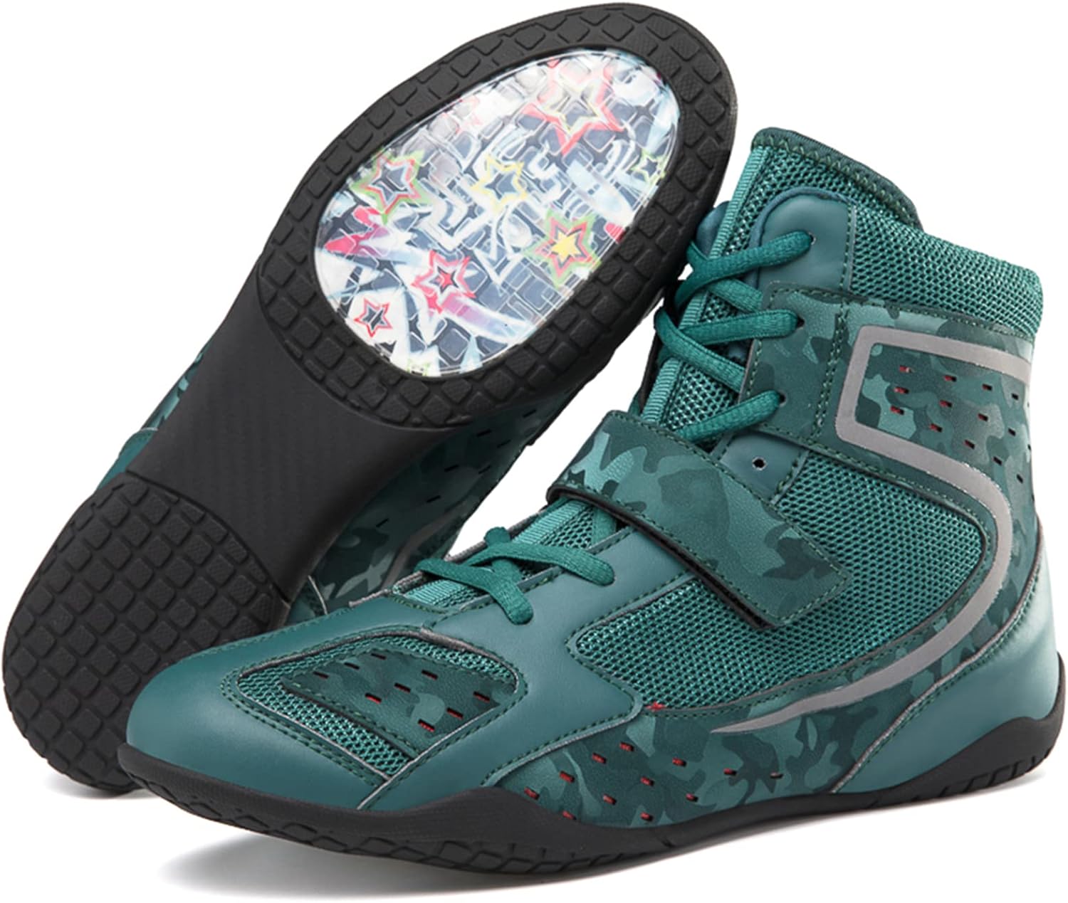 Men's and Women's high top Wrestling Boxing Shoes Non Slip Breathable Boxing Wrestling Sports Shoes Training Shoes